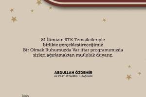  BİR OLMAK RUHUMUZDA VAR İFTAR PROGRAMI