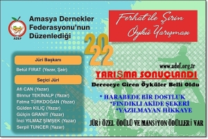2022 FERHAT VE ŞİRİN ÖYKÜ YARIŞMASI SONUÇLANDI 