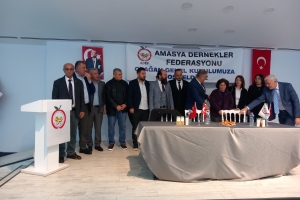 AMASYA DERNEKLER FEDERASYONU GENEL KURUL TOPLANTISI YAPILDI
