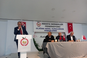 AMASYA DERNEKLER FEDERASYONU GENEL KURUL TOPLANTISI YAPILDI