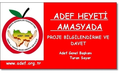 ADEF HEYETİ AMASYA’DA