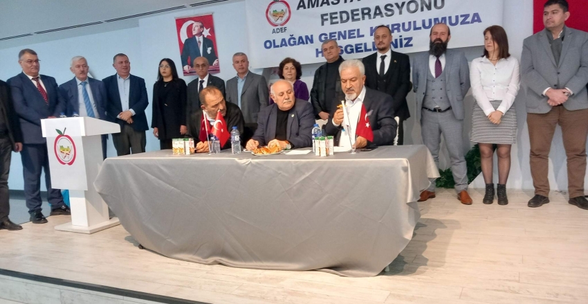 AMASYA DERNEKLER FEDERASYONU GENEL KURUL TOPLANTISI YAPILDI