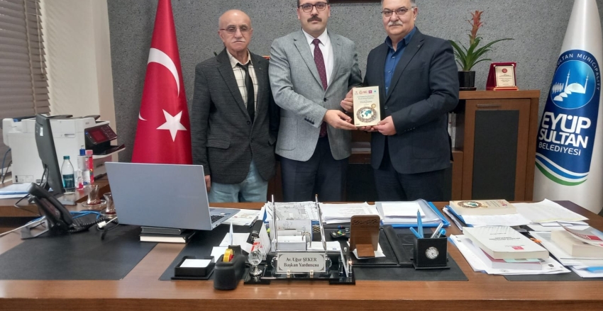 Ramazan ayı etkinlikleri ve stant yeri programı ile ilgili Eyüp sultan Belediye Başkan yardımcısı Av.Uğur Şeker'i ziyaret ettik.