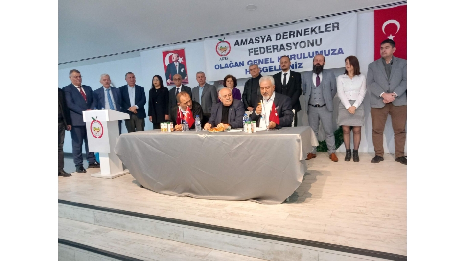AMASYA DERNEKLER FEDERASYONU GENEL KURUL TOPLANTISI YAPILDI