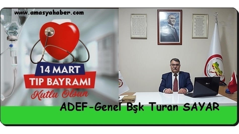 14 Mart Tıp Bayramını Kutluyorum