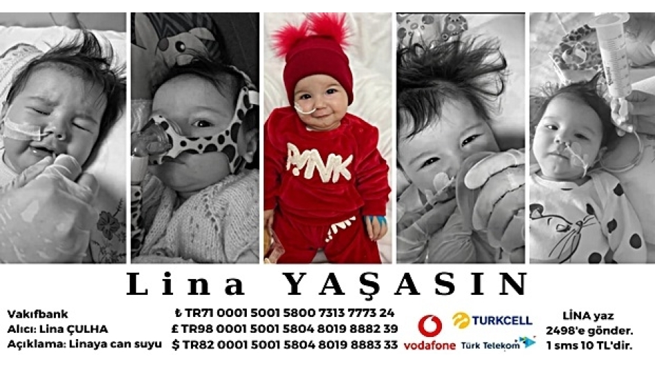 SMA HASTASI LİNA BEBEK DESTEKLERİNİZİ BEKLİYOR