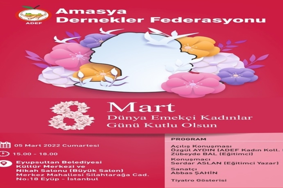 8 Mart Dünya Emekci Kadınlar Günü Etkiniliği
